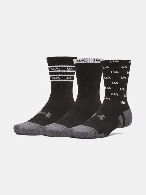 Under Armour Unisex socks Under Armour UA Perf Tech Nov 3pk Crew-BLK - unisex