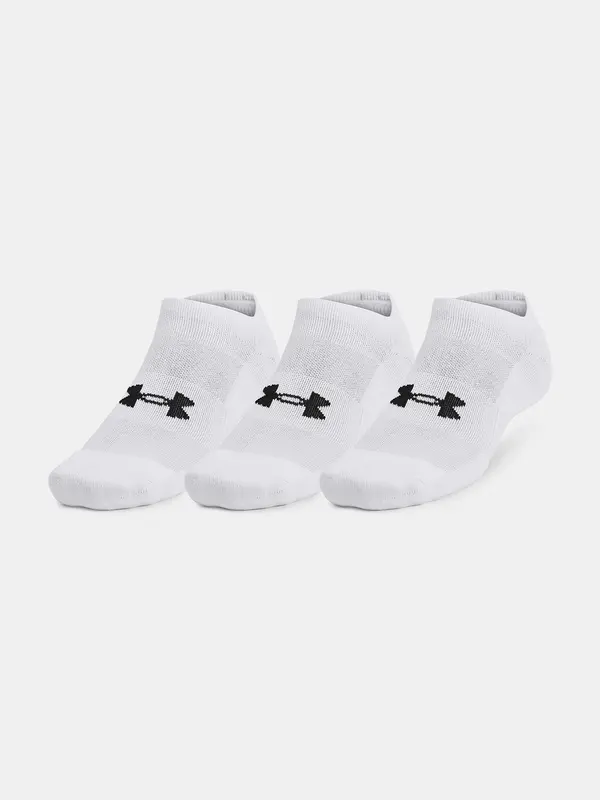 Under Armour Unisex socks Under Armour Unisex UA TC 3pk No Show-WHT - unisex