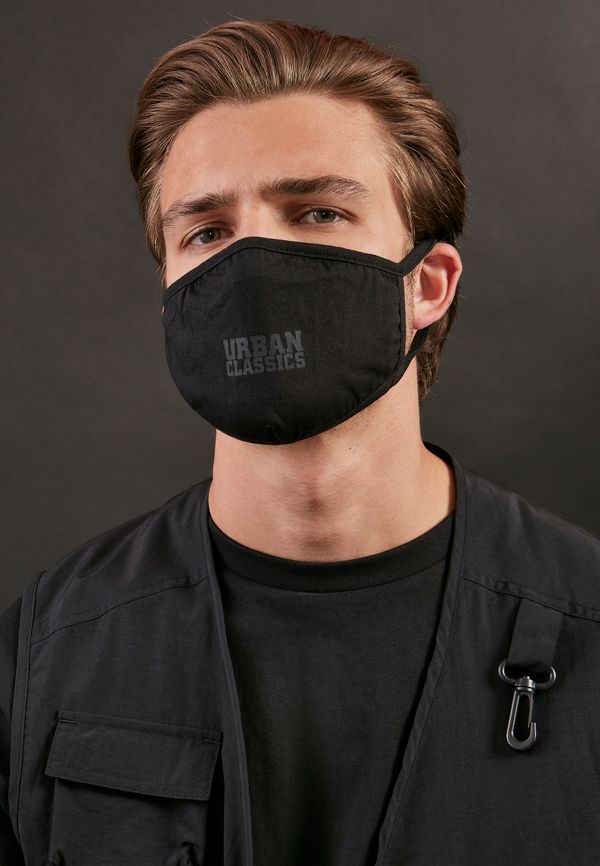 Urban Classics Urban Classics Cotton Face Mask, 2 packs, black