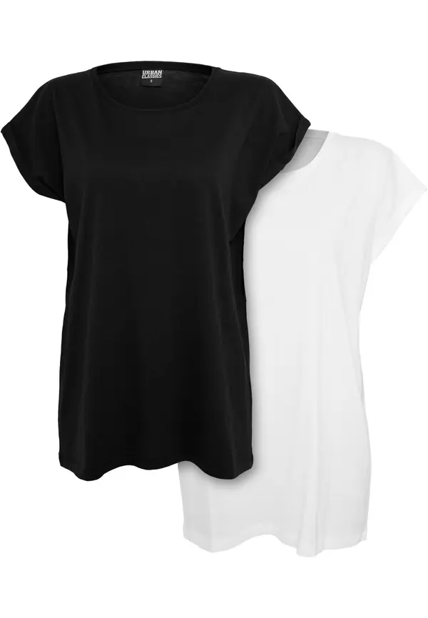 Urban Classics Urban Classics Extended Shoulder Tee 2-Pack Women's T-Shirt
