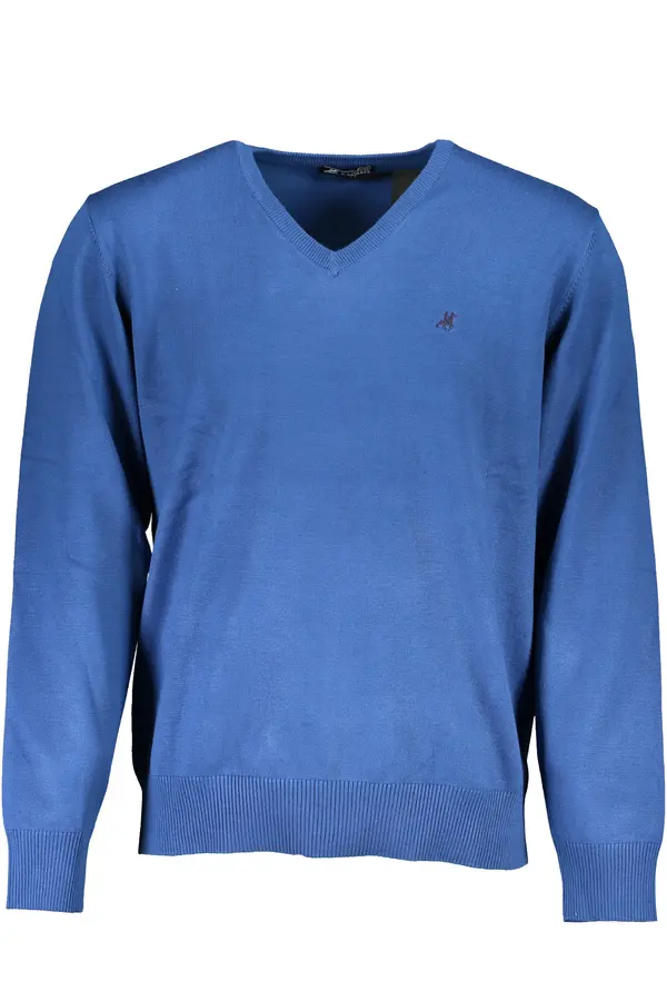 U.S. GRAND US GRAND POLO MEN'S BLUE SHIRT