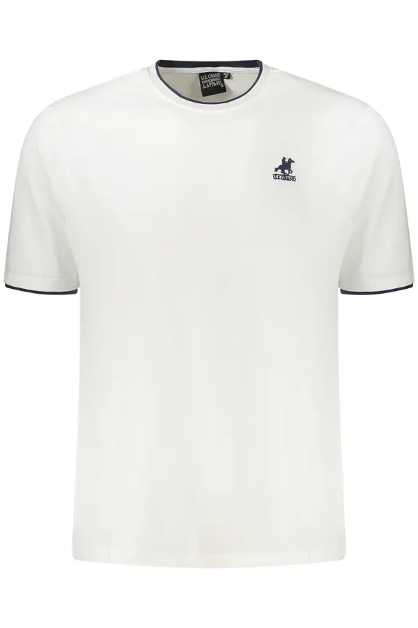 U.S. GRAND US GRAND POLO SHORT SLEEVE T-SHIRT MEN WHITE
