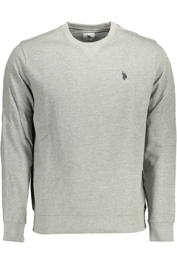 U.S. Polo Assn. US Polo muška siva majica s kapuljačom