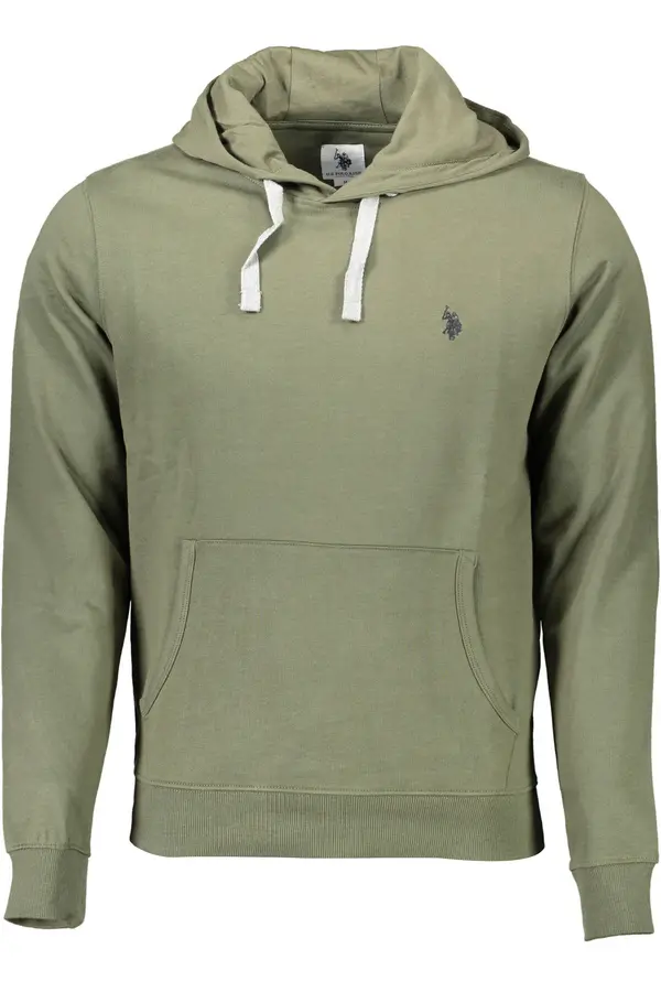U.S. Polo Assn. US Polo zelena majica s kapuljačom