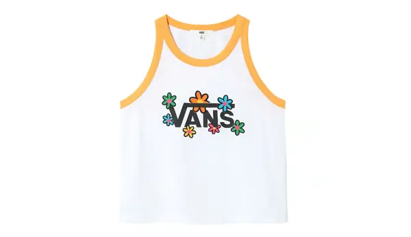 Vans Vans majica bez rukava s cvjetnim uzorkom bijela