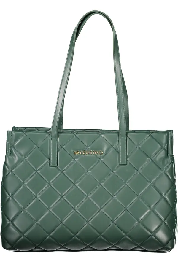 Valentino Bags Velika zelena torba s prošivanjem