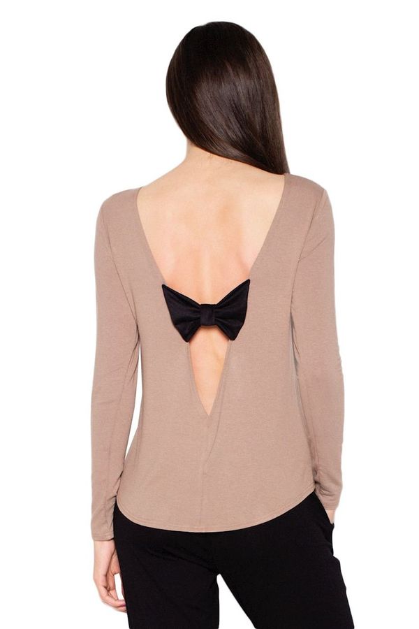 Venaton Venaton Woman's Blouse VT010 Mocca