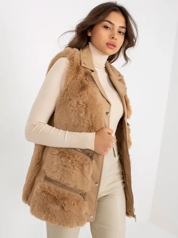 Trendy. ING Vest-AI-KZ-TR2021.69-camel