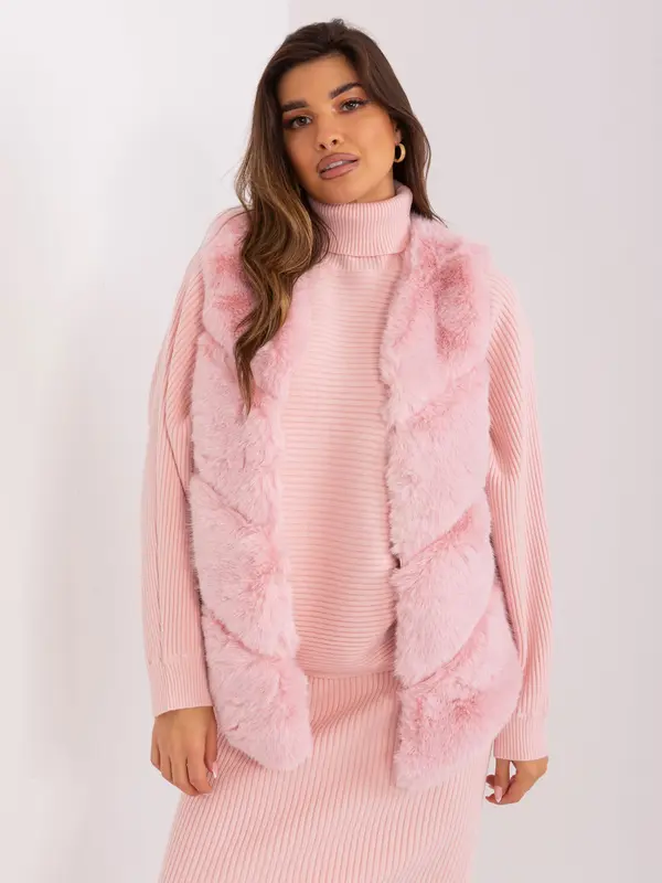 Wool Fashion Italia Vest-AT-KZ-2349.00P-light pink