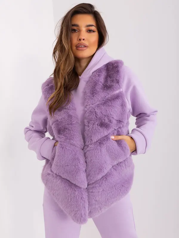 Wool Fashion Italia Vest-AT-KZ-2349.00P-Light Purple
