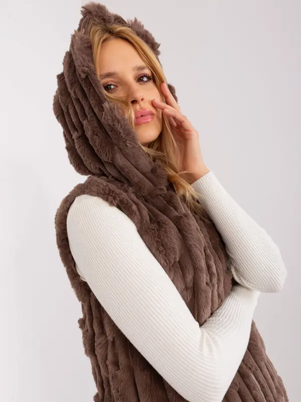 Wool Fashion Italia Vest-AT-KZ-2368-1.07-brown