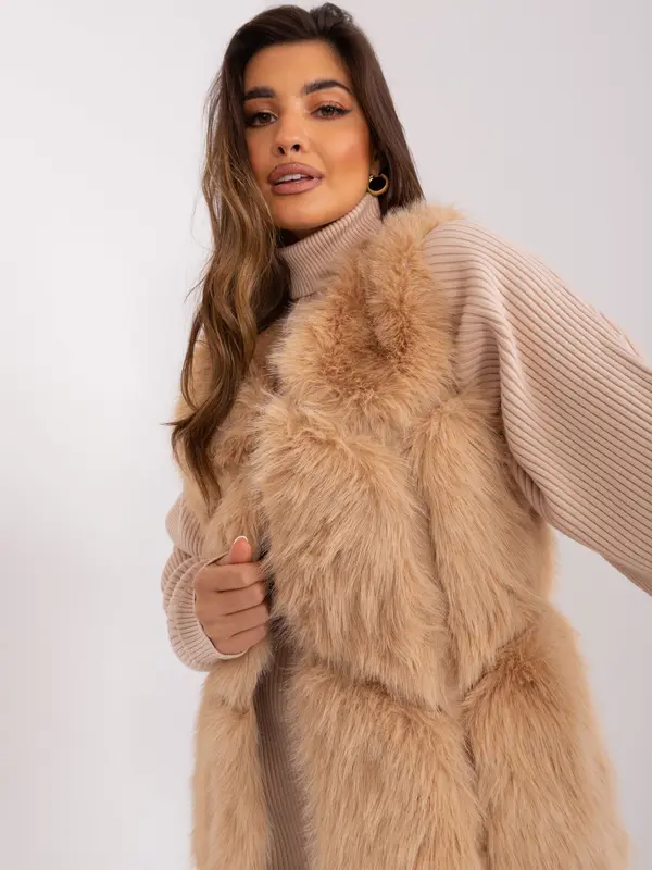 Wool Fashion Italia Vest-AT-KZ-2375.00P-camel