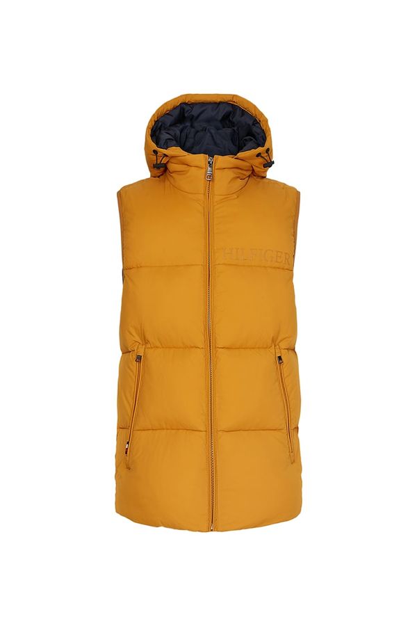 Tommy Hilfiger Vest - Tommy Hilfiger HIGH LOFT VEST yellow