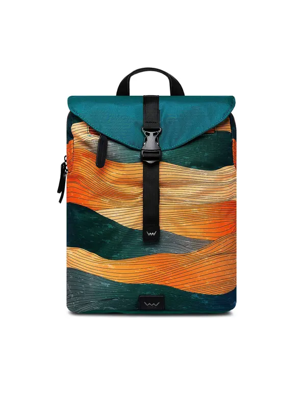 VUCH VUCH Corbin Waves Green city backpack