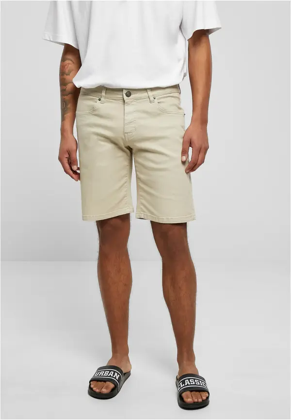 Urban Classics Washed-out denim shorts in a relaxed fit