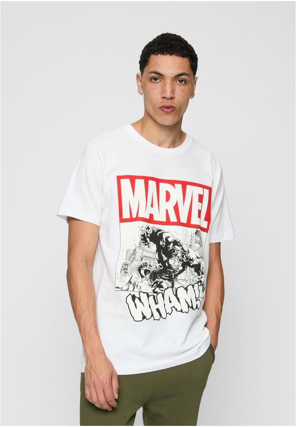 Merchcode White Avengers Smashing Hulk T-shirt