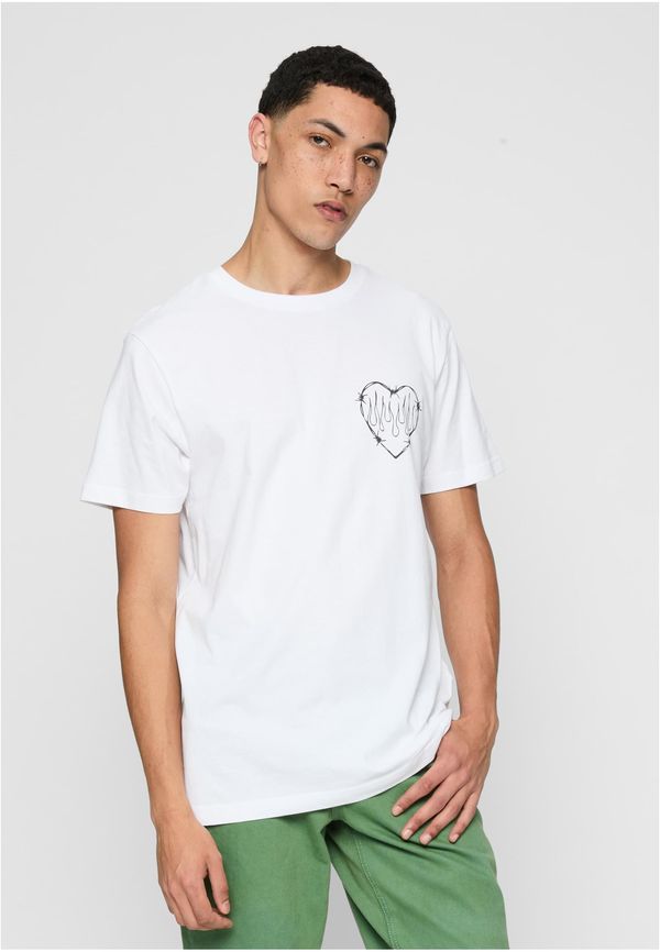 Mister Tee White Burning Hearts T-shirt