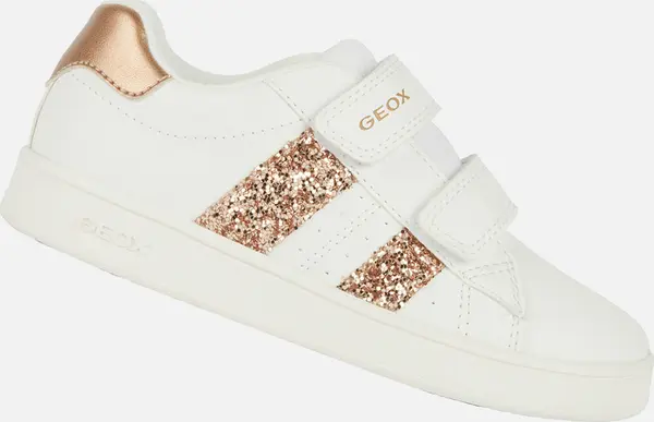 GEOX White Girls Geox Eclyper Sneakers - Girls