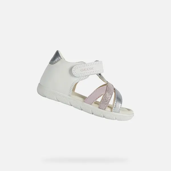 GEOX White Girls Sandals Geox Alul - Girls