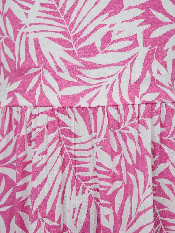 GAP White-pink girly patterned dress GAP