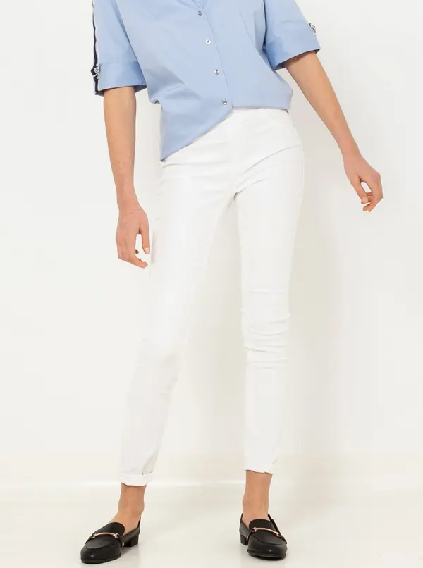 CAMAIEU White slim fit pants CAMAIEU - Women