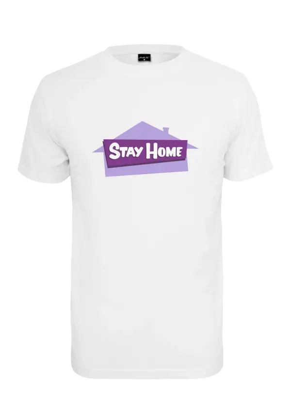 Mister Tee White Stay Home T-Shirt