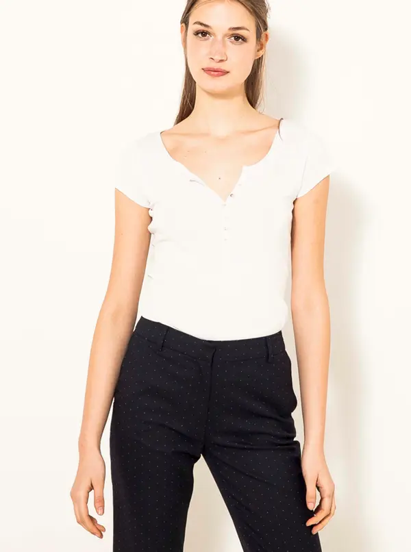 CAMAIEU White T-shirt CAMAIEU - Women
