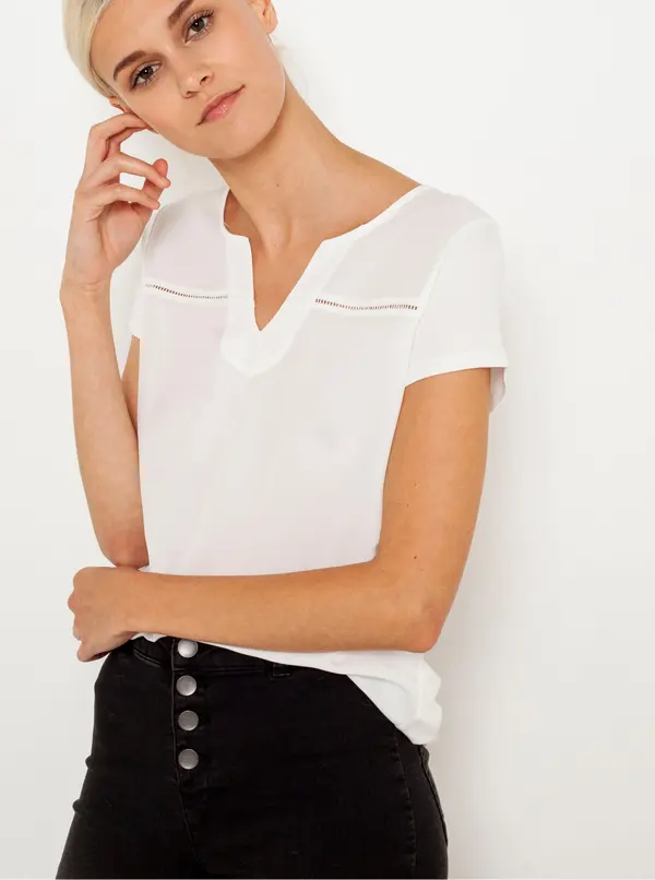 CAMAIEU White T-shirt CAMAIEU - Women
