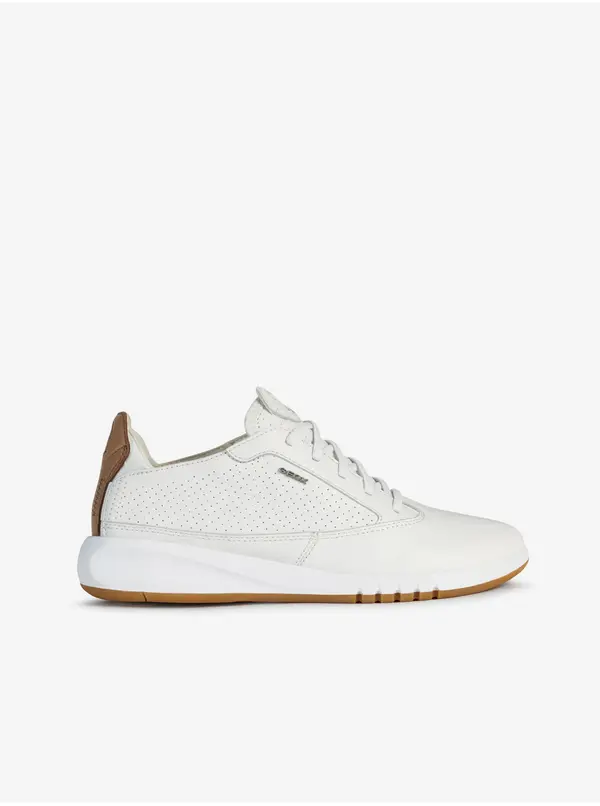 GEOX White Women's Leather Shoes Geox Aerantis - Women's