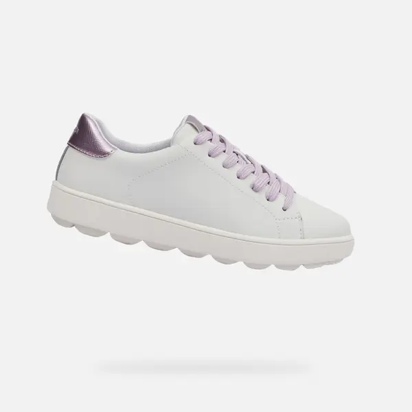 GEOX White women's sneakers Geox Spherica ECUB-1 - Women's