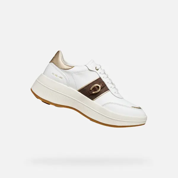 GEOX White women's sneakers Geox Spherica ECUB-3 - Women's