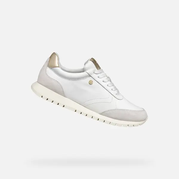 GEOX White women's sneakers Geox Sukie 2.0 - Women's