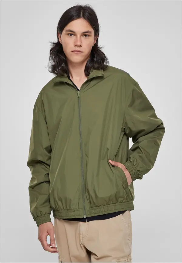 Urban Classics Wide Track Jacket Olive
