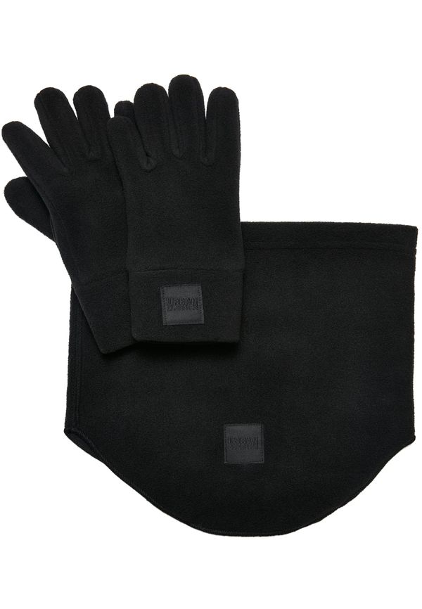 Urban Classics Accessoires Winter fleece set for kids black