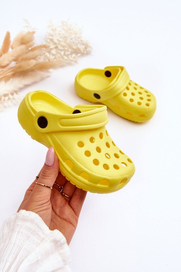 WJ1 WJ1 Baby Foam Slides Yellow Percy