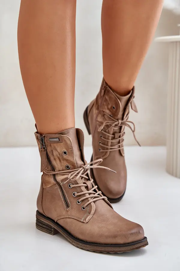 EVENTO Women's ankle boots Workery dark beige Perfecto