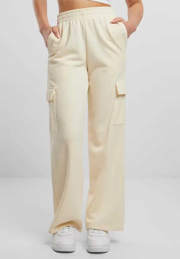 Urban Classics Women's Baggy Light Terry Sweat Sweatpants - Beige