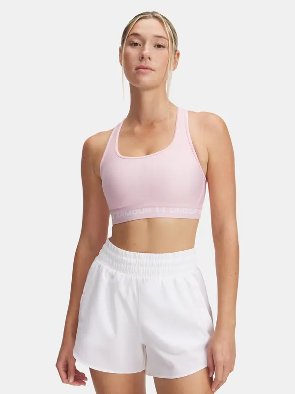 Under Armour Women's bra Under Armour Crossback Mid Bra-PNK - Women's