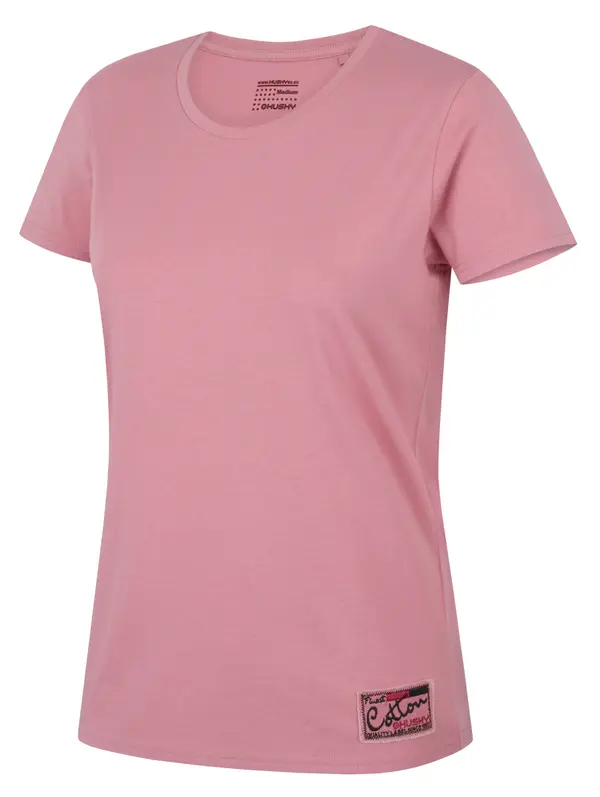 HUSKY Women's cotton T-shirt HUSKY Tee Base L pink