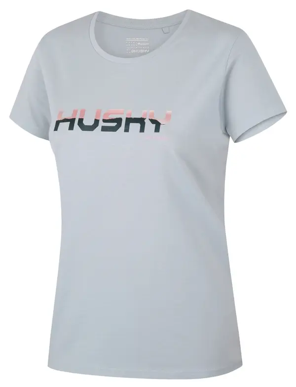 HUSKY Women's cotton T-shirt HUSKY Tee Wild L light grey