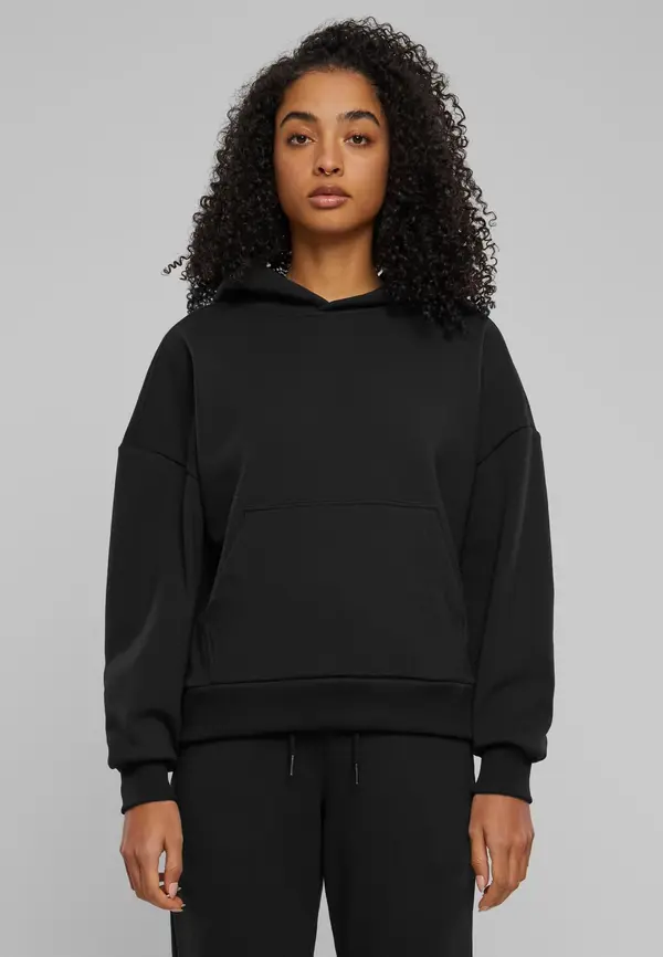 Urban Classics Women's Cozy Oversized Hoody Black