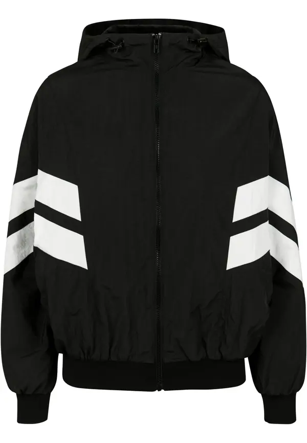 Urban Classics Women's Crinkle Batwing Jacket blk/wht