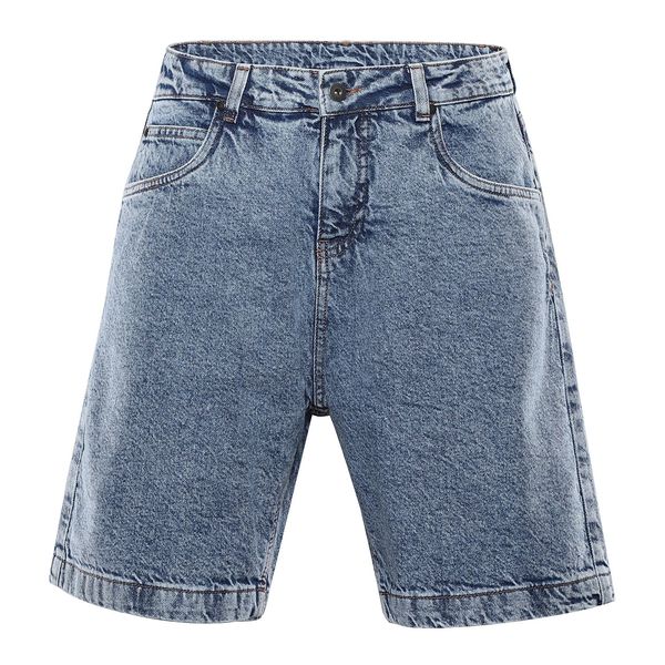 NAX Women's denim shorts nax NAX UKENA blue bell
