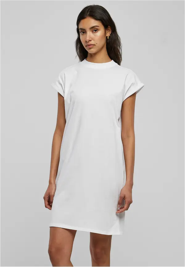 Urban Classics Women's dress Turtle Extended Shoulder white