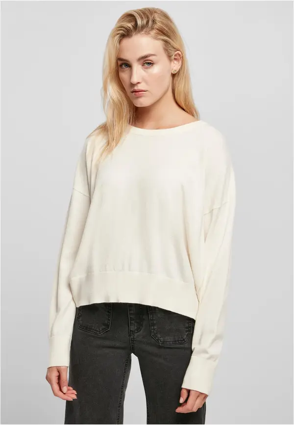 Urban Classics Women's eco viscose oversized sweater - cream