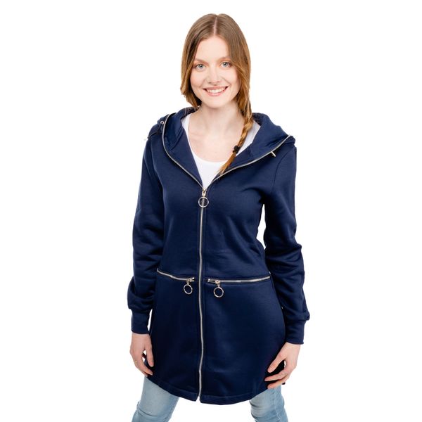 Glano Women's Extended Sweatshirt GLANO - blue