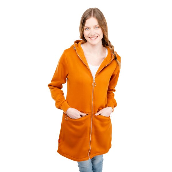 Glano Women's Extended Sweatshirt GLANO - orange