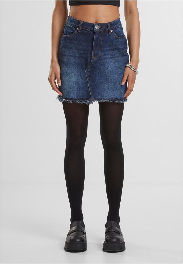 Urban Classics Women's Heavy Mini Denim Skirt Navy Blue