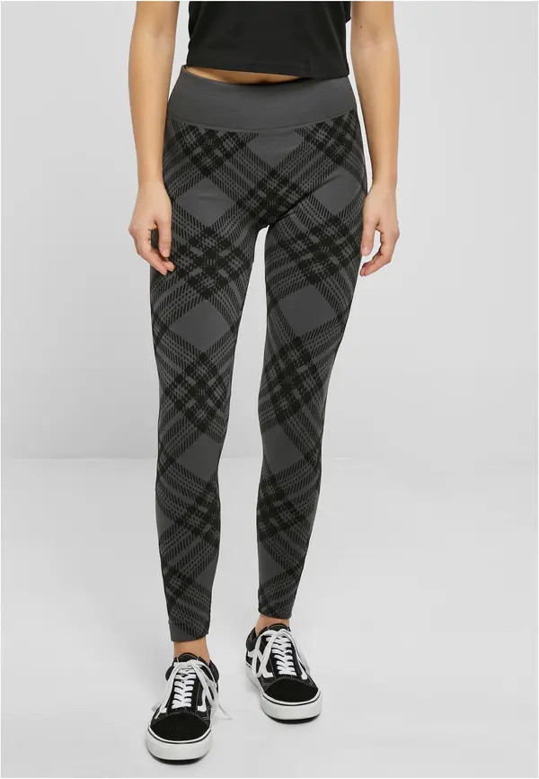 Urban Classics Women's Heritage Seamless Leggings Grey