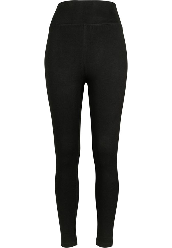 UC Ladies Women's high-waisted jersey leggings black